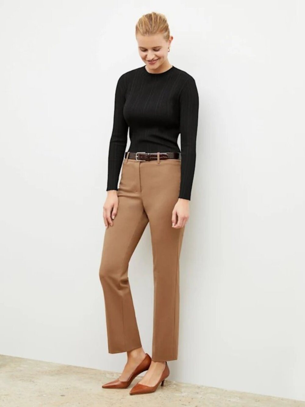 Smith Straight Pant - MM Lafleur - Camel - Size 2